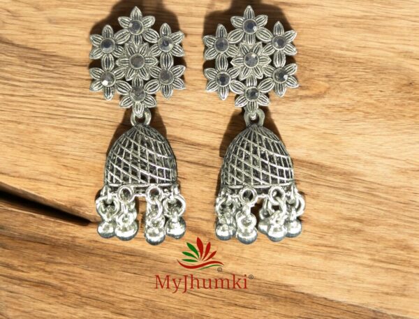 Oxidised Jhumka Earring For Women